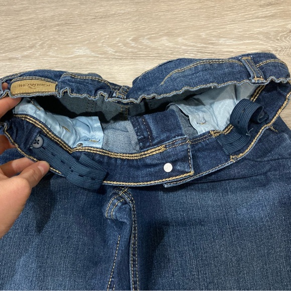 Jordache Classic Blue Bootcut Jeans with Subtle Fading Adjustable Waist Size 18 - Picture 11 of 14